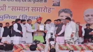 Hisar में CM Naib Saini ने किया बड़ा announcement, Lado Lakshmi Yojana का पैसा अब दो installments में मिलेगा