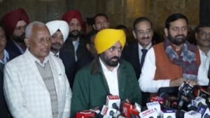 SYL पर पंजाब-हरियाणा की बैठक: दोनों सीएम बोले-अच्छे माहाैल में बात हुई है झगड़ा निपट जाना चाहिए