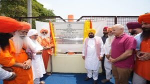 सीचेवाल पहुंचे CM मान, Hockey Stadium के एस्ट्रोटर्फ का किया उद्घाटन