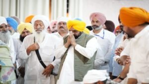 पंजाब के मुख्यमंत्री भगवंत सिंह मान ने गुरुद्वारा जोतीसर साहिब में माथा टेका, बेअदबी के खिलाफ सख्त कानून बनाने का बल बख्शने के लिए ईश्वर का शुक्रिया अदा किया