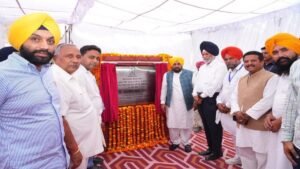 CM भगवंत सिंह मान ने समाना में खेल स्टेडियम की आधारशिला रखी; नशे के खिलाफ खेलों को सबसे प्रभावी हथियार बताया
